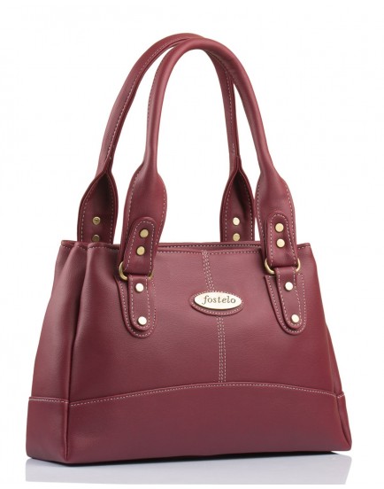 Fostelo Women's Catlin Faux Leather Handbag (Large)